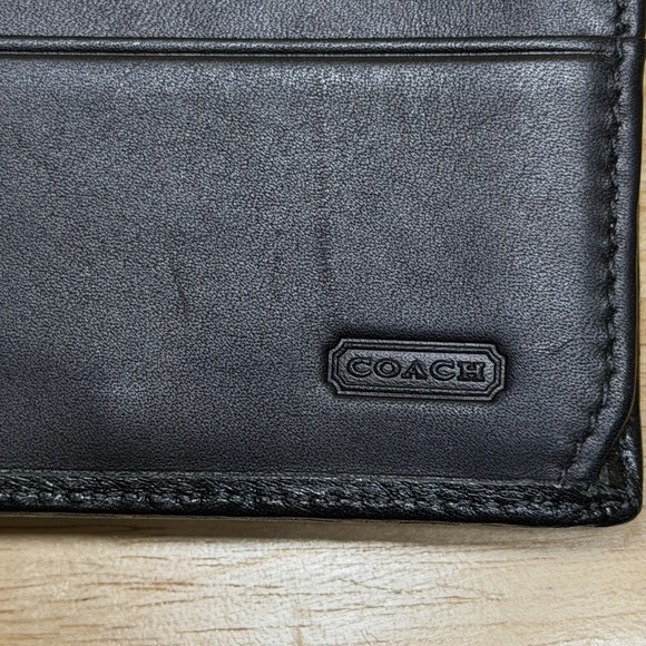 Coach Black and Gray Women's Wallet - Picture 4 of 6